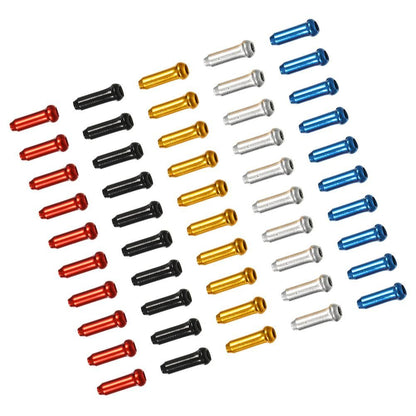 100pcs Brake Cable End Caps Brake Cable Tail Caps Bike Brake Cable End Covers Bike Accessories V1308-DSZKI-554
