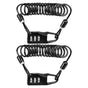 2pcs Bike 3-Digital Code Combination Lock Password Security Cable Lock for Bike V1308-DSZKI-557