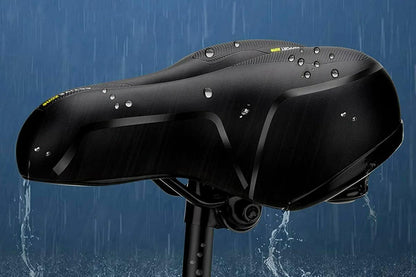 Air Cushion Shock Absorbing Mountain Bike Saddle Seat - Yellow V1308-DSZKI-56-1