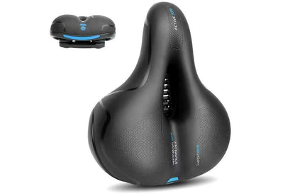 Air Cushion Shock Absorbing Mountain Bike Saddle Seat - Blue V1308-DSZKI-56-2