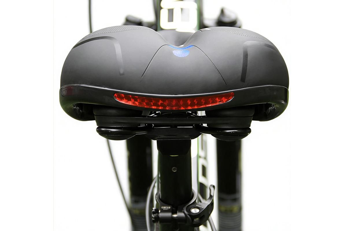 Air Cushion Shock Absorbing Mountain Bike Saddle Seat - Blue V1308-DSZKI-56-2