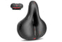 Air Cushion Shock Absorbing Mountain Bike Saddle Seat - Red V1308-DSZKI-56-3