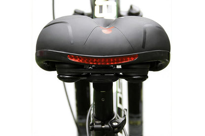 Air Cushion Shock Absorbing Mountain Bike Saddle Seat - Red V1308-DSZKI-56-3