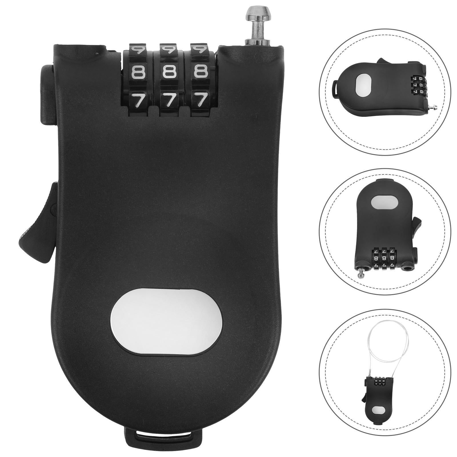Snowboard Lock Anti-theft Lock Plastic Ski Board Lock Snowboard Lock for Outdoor Use V1308-DSZKI-564