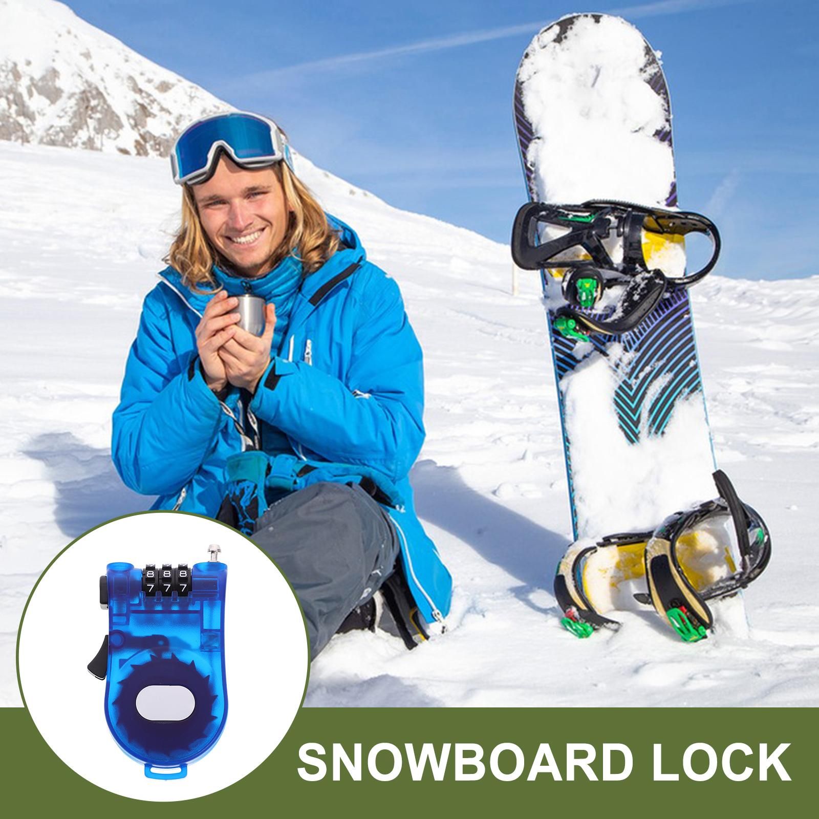 Snowboard Lock Secure Inside Board Lock Scooter Lock for Snowboard Keeping V1308-DSZKI-565
