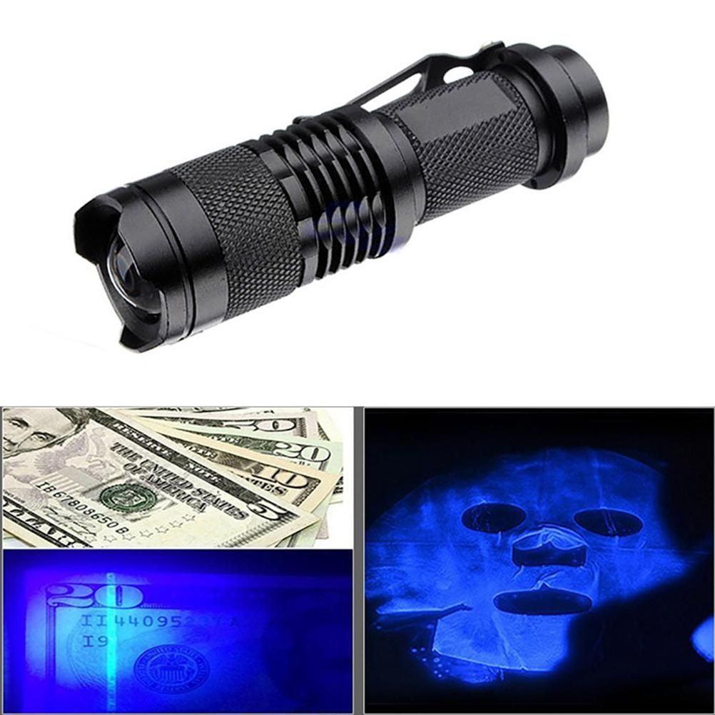 UV 395 Flashlight Torch Light Ultra Violet Light Money Detection Torch V1308-DSZKI-566