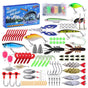 101Pcs Plastic Fishing Lures Tackle Prawn Shrimp Flathead Bream Cod Bass Lure Fishing Kit V1308-DSZKI-567