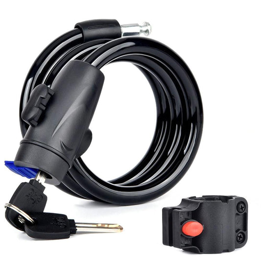 Anti-theft Security Bike Cable Lock Bicycle Lock With Bracket And 2pcs Keys V1308-DSZKI-572