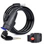 Anti-theft Security Bike Cable Lock Bicycle Lock With Bracket And 2pcs Keys V1308-DSZKI-572