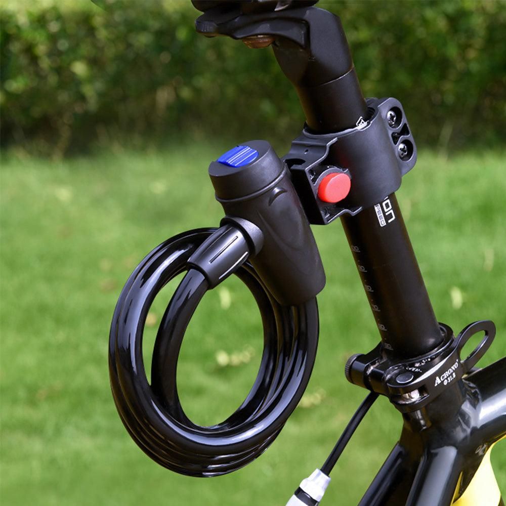 Anti-theft Security Bike Cable Lock Bicycle Lock With Bracket And 2pcs Keys V1308-DSZKI-572