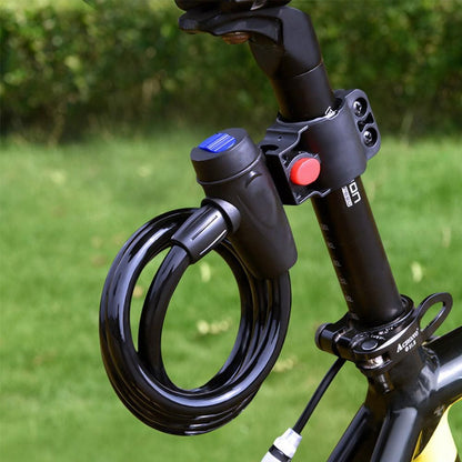Anti-theft Security Bike Cable Lock Bicycle Lock With Bracket And 2pcs Keys V1308-DSZKI-572