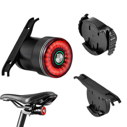 Bike Smart Taillight Auto Brake Sensing Rear Light Warning Saddle Light V1308-DSZKI-574