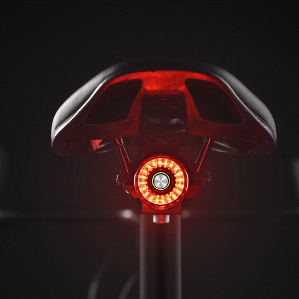 Bike Smart Taillight Auto Brake Sensing Rear Light Warning Saddle Light V1308-DSZKI-574