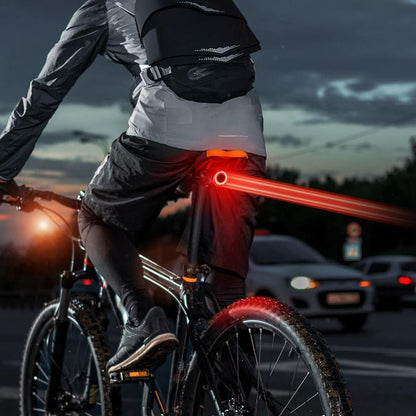 Bike Smart Taillight Auto Brake Sensing Rear Light Warning Saddle Light V1308-DSZKI-574