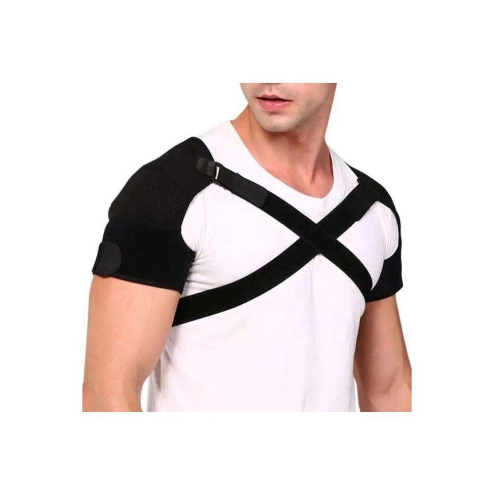 Adjustable Dual Shoulder Support Strap for Posture Awareness - S/M V1308-DSZKI-581-1