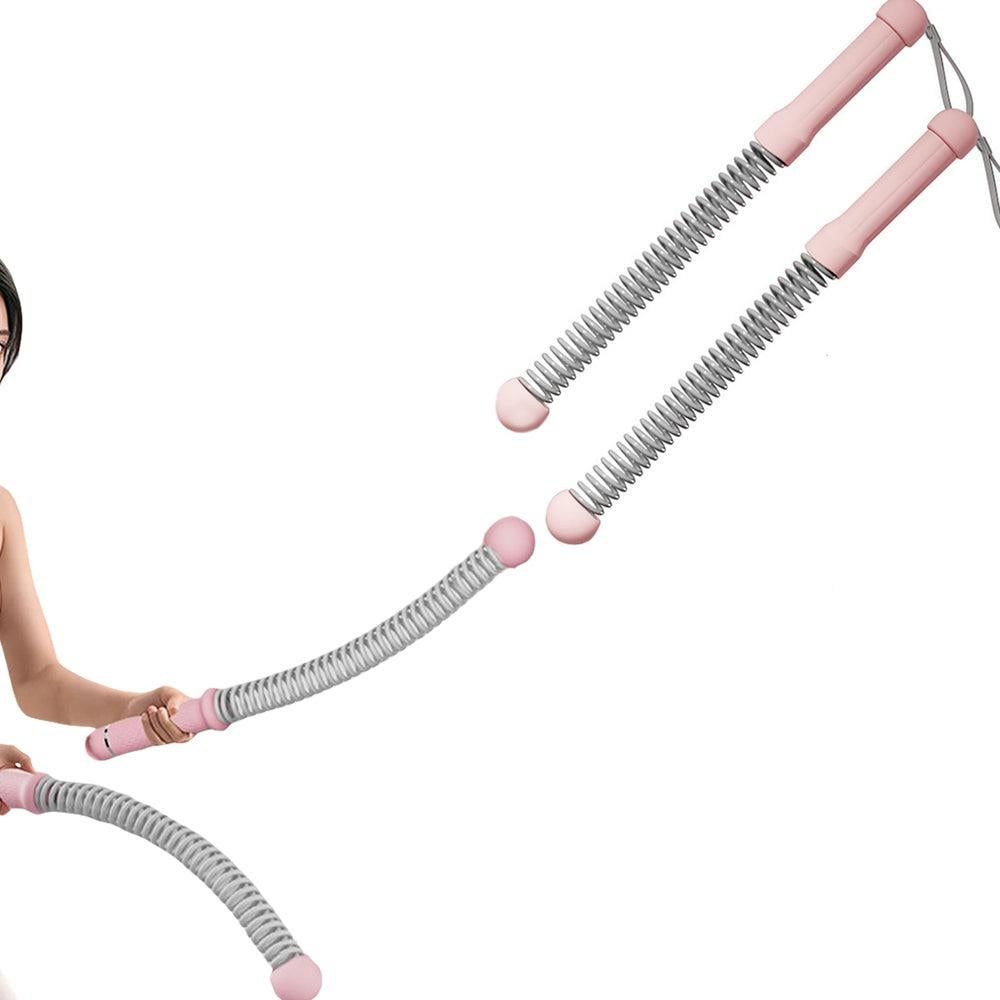 Cordless Ropeless Battle Rope Set for Home Gym Fitness - Pink V1308-DSZKI-582-2