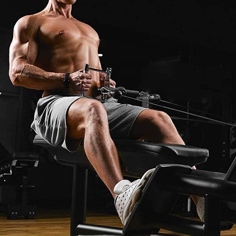 V-Grip Lat Pulldown Bar with Non-Slip Rubber Handle Cable Machine Attachment - Silver V1308-DSZKI-584-1