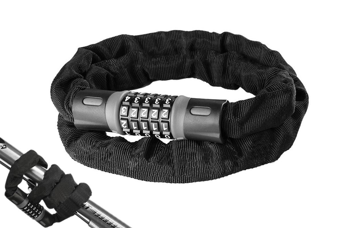 Heavy Duty Keyless Anti-Theft Bicycle Lock 5-Digit Combination Bike Chain Lock V1308-DSZKI-59