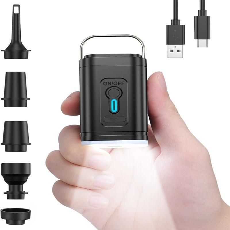 Mini Portable Inflatable Electric Air Pump, for pool floats, vacuum storage equipment V1308-DSZKI-601