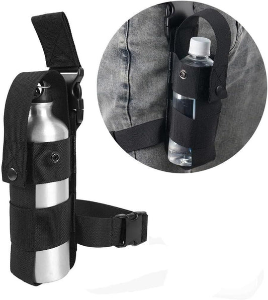 Multifunctional Leg Bag Tactical Thigh Pack Bottle Holder Outdoor Travel Black V1308-DSZKI-602