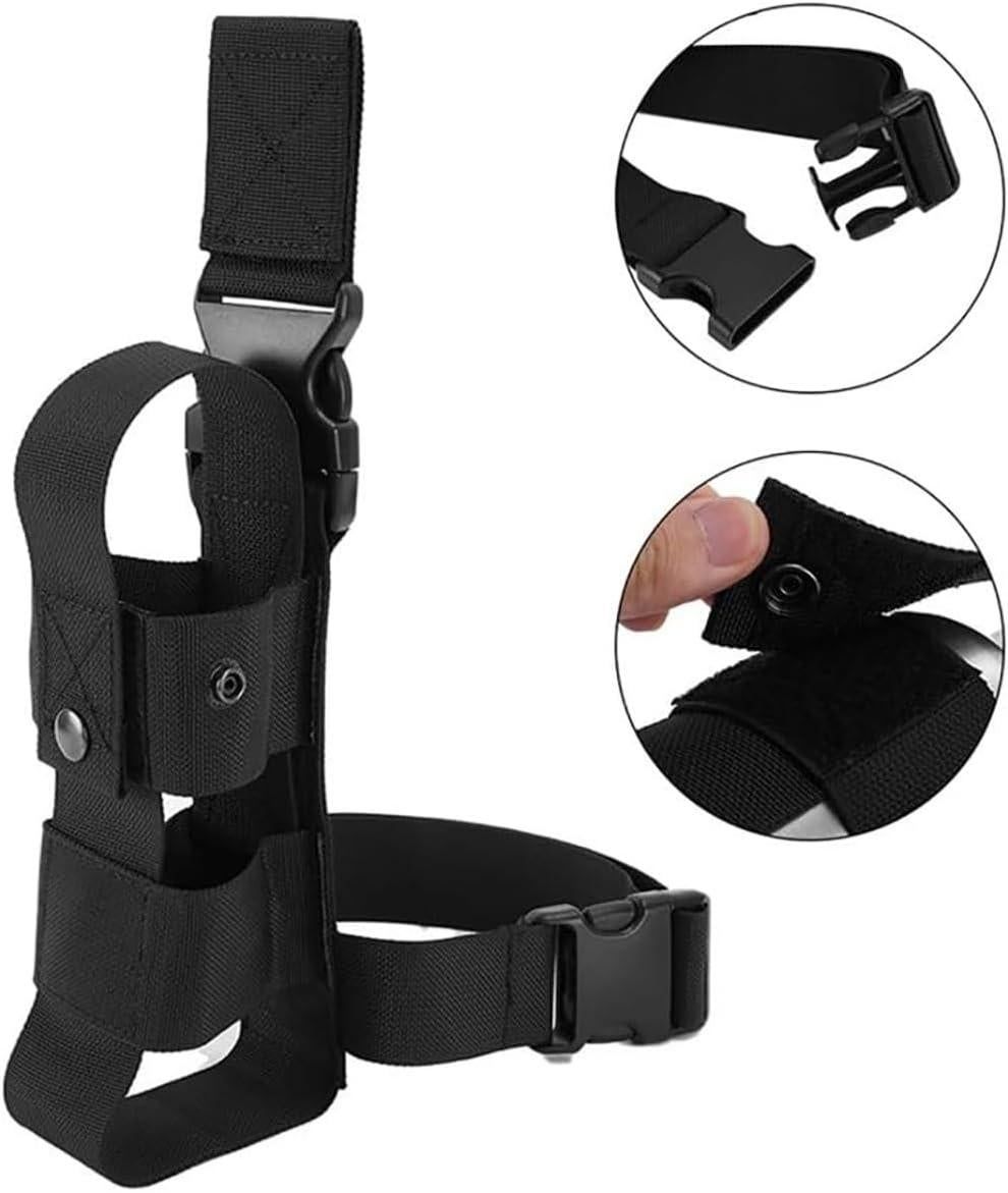 Multifunctional Leg Bag Tactical Thigh Pack Bottle Holder Outdoor Travel Black V1308-DSZKI-602