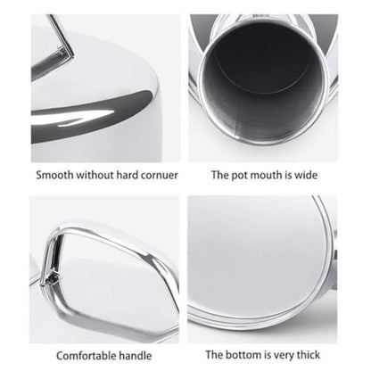 Spillproof Stainless Steel Portable Urinal Ergonomic Handle Camping Travel Elder Home Hospital Use