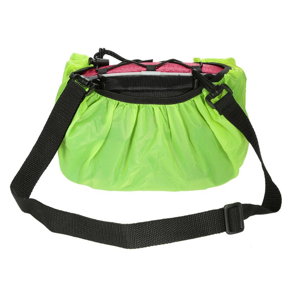 Detachable Bicycle Front Frame Tube Crossbody Storage Bag Gray V1308-DSZKI-616-3