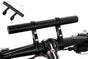 20cm Aluminum Alloy Bicycle Handlebar Extender Mount - Black V1308-DSZKI-64-2