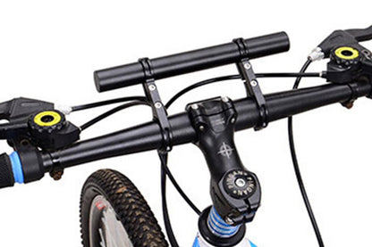 20cm Aluminum Alloy Bicycle Handlebar Extender Mount - Black V1308-DSZKI-64-2