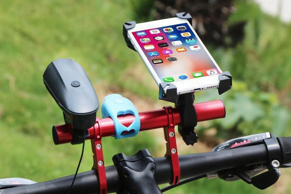 20cm Aluminum Alloy Bicycle Handlebar Extender Mount - Red V1308-DSZKI-64-3