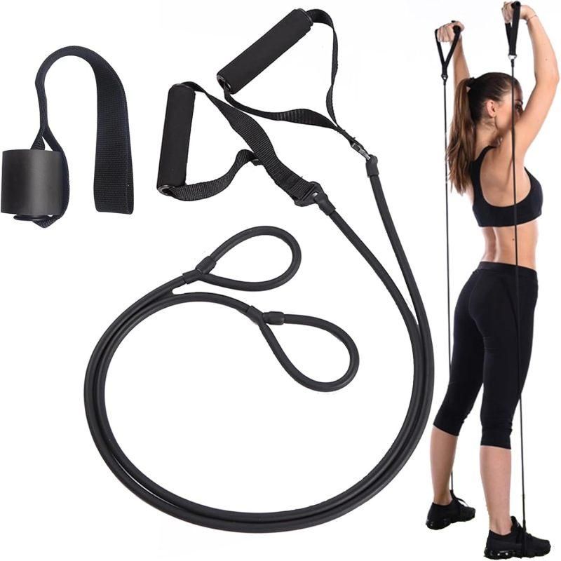 Resistance Band Set With Door Anchor Full Body Yoga Strength Workout Training Bands V1308-DSZKI-641