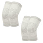 Self Heating Knee Pads Grey Compression Support Sleeves for Arthritis Joint Pain Relief Sports Recovery 2 V1308-DSZKI-642-1
