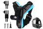Motorcycle Helmet Chin Mount for Action Camera Quick Release Shockproof - Blue V1308-DSZKI-65-1