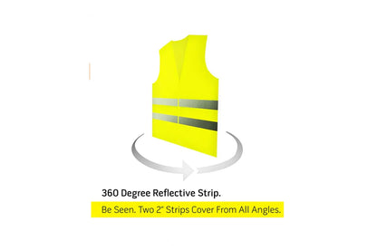 Safety Vests Bulk Pack - Reflective High Visibility, Men Women, Mesh 10 PACK Orange V1308-DSZKI-655-2