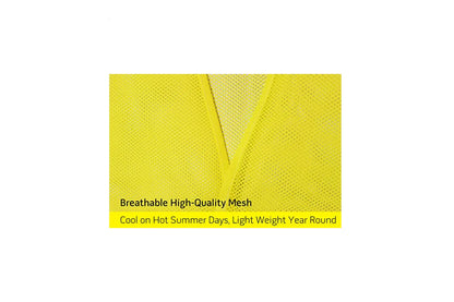 Safety Vests Bulk Pack - Reflective High Visibility, Men Women, Mesh 10 PACK Orange V1308-DSZKI-655-2