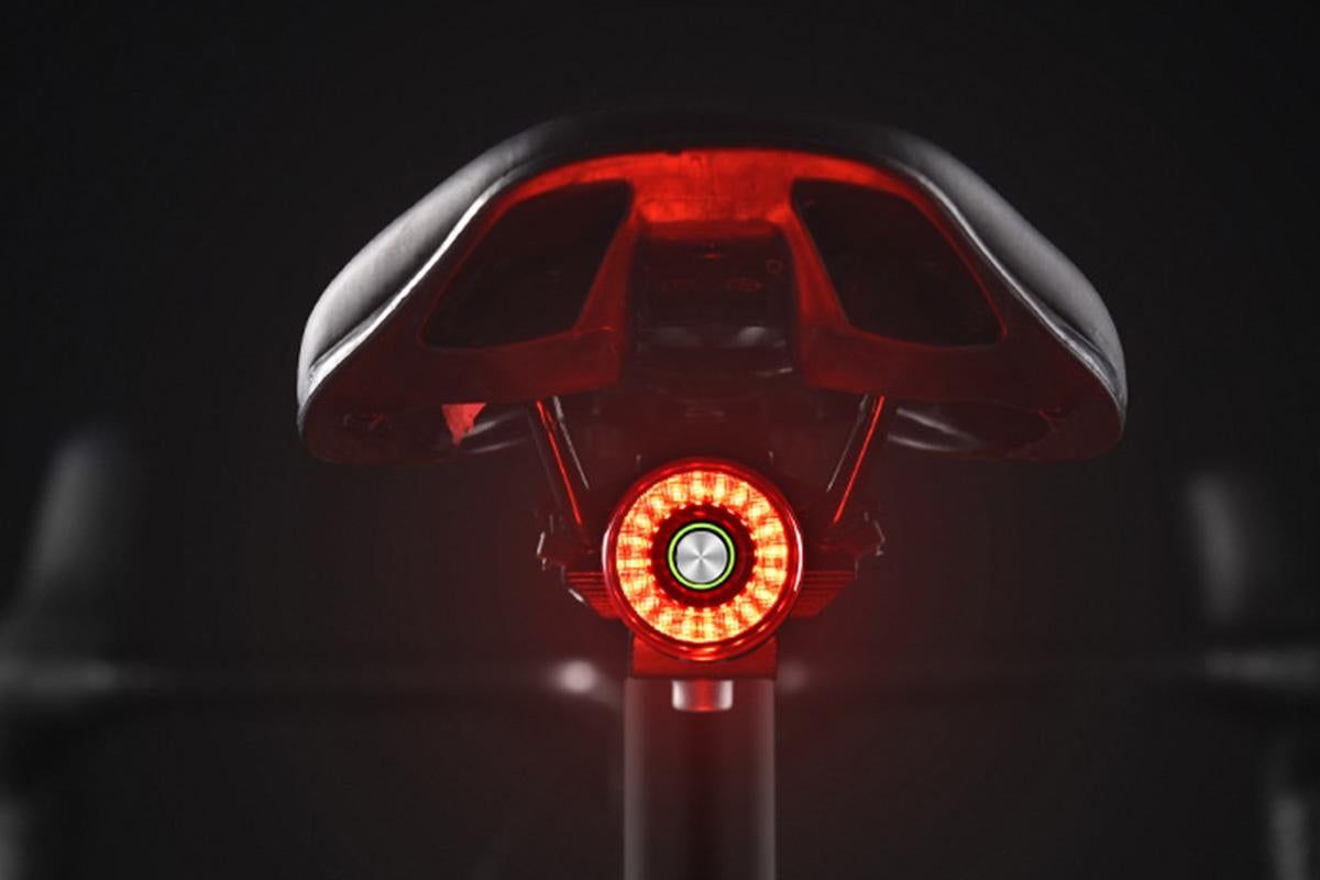 Bike Smart Taillight Auto Brake Sensing Rear Light Warning Saddle Light V1308-DSZKI-70