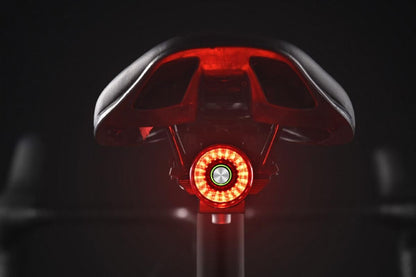 Bike Smart Taillight Auto Brake Sensing Rear Light Warning Saddle Light V1308-DSZKI-70