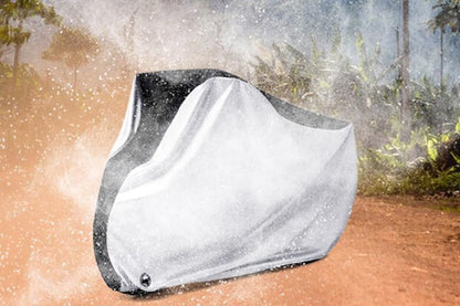 210D Waterproof Bike Cover with Lock Hole for Outdoor Storage - M V1308-DSZKI-71-1