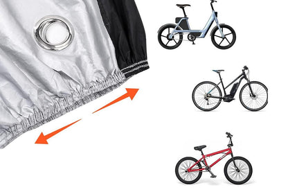 210D Waterproof Bike Cover with Lock Hole for Outdoor Storage - M V1308-DSZKI-71-1