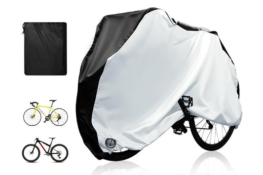 210D Waterproof Bike Cover with Lock Hole for Outdoor Storage - XL V1308-DSZKI-71-3