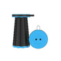 Camping Fishing Hunting Outdoor Chair Portable Folding Stool - Blue