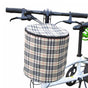 Detachable Bike Bicycle Front Basket(Beige) V1308-DSZKI-73-2