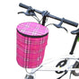 Detachable Bike Bicycle Front Basket(Pink) V1308-DSZKI-73-4