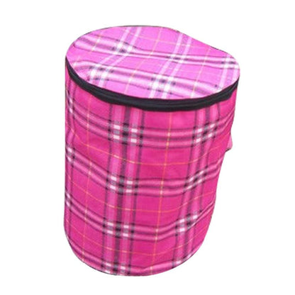 Detachable Bike Bicycle Front Basket(Pink) V1308-DSZKI-73-4