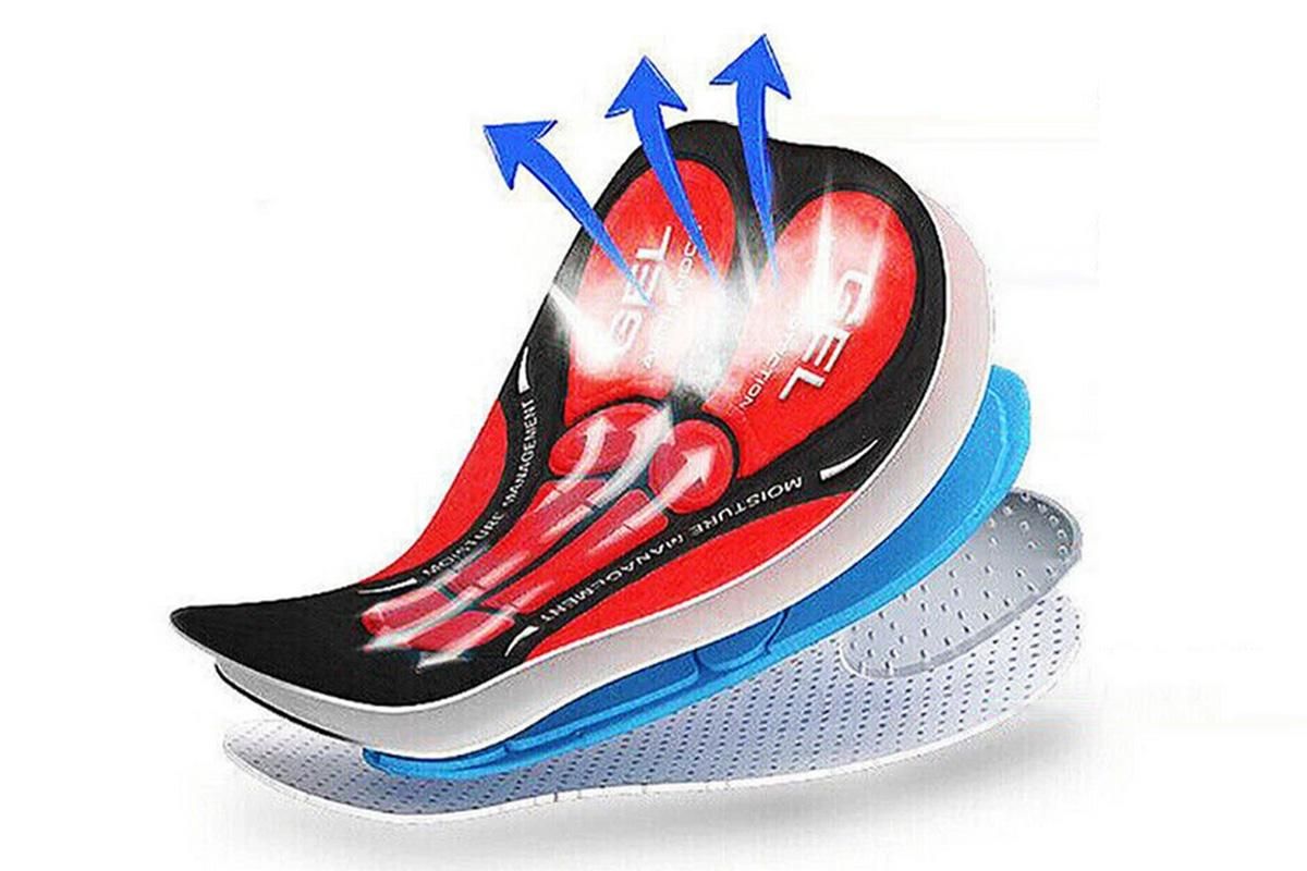 Silicone Gel Padded Cycling Underwear for Mountain Road - XL V1308-DSZKI-75-1