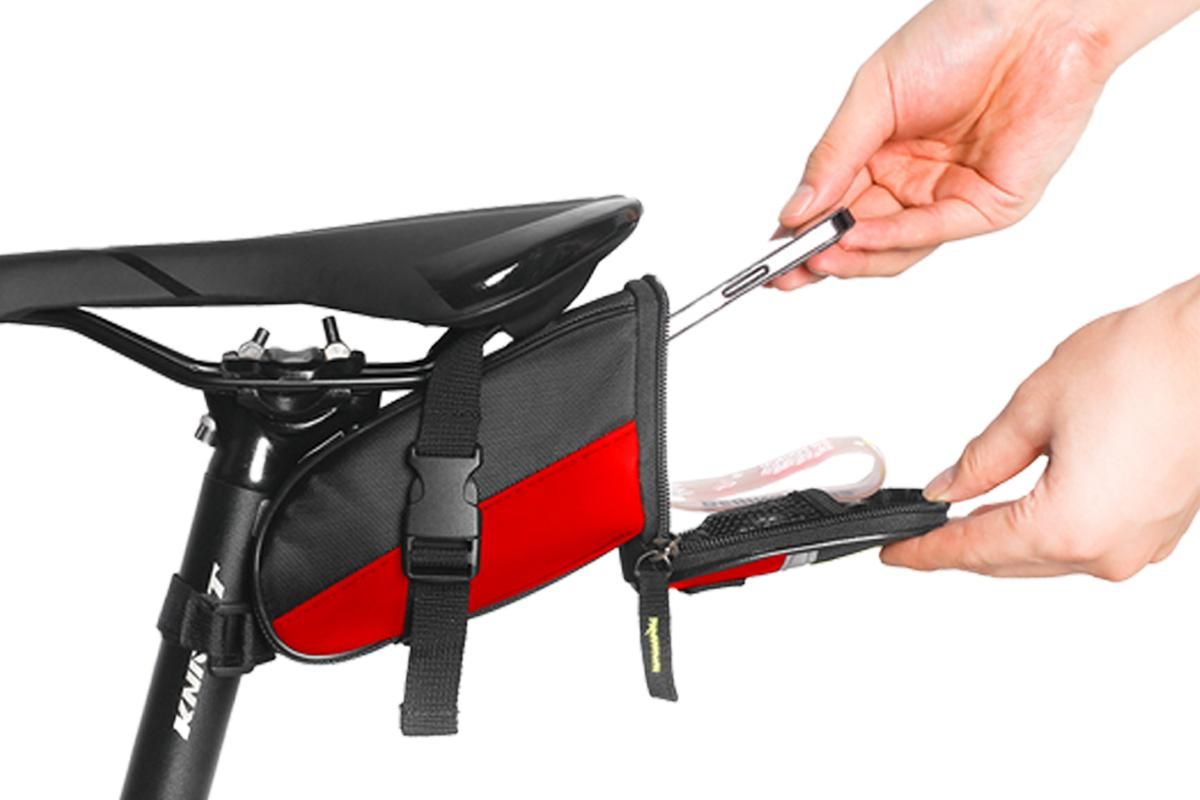 Bike Saddle Bag -Red V1308-DSZKI-79-2