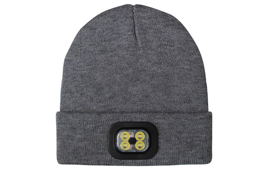 LED Beanie Hat USB Rechargeable LED Light Hat Winter Warm Knitted Hat Camping Workwear Hat with LED Light V1308-DSZKI-8-3