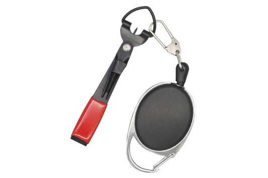 Fishing Knot Tying Tool Fast Line Clippers Tie Tippet Cutter Nipper - Red and Black V1308-DSZKI-86-1