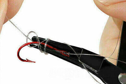 Fishing Knot Tying Tool Fast Line Clippers Tie Tippet Cutter Nipper - Red and Black V1308-DSZKI-86-1