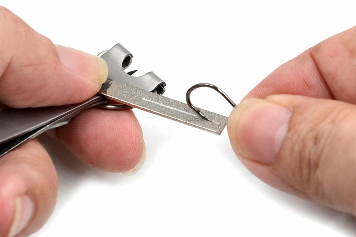 Fishing Knot Tying Tool Fast Line Clippers Tie Tippet Cutter Nipper - Silver and Black V1308-DSZKI-86-2